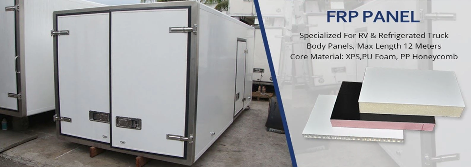 FRP sandwich panels xps PU FOAM PP Honeycomb