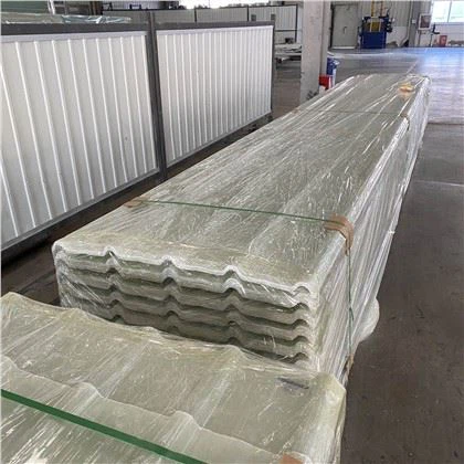 Lembaran Bumbung Plastik Gentian Kaca FRP Beralun