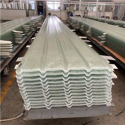 Lembaran Bumbung Beralun Jelas FRP Fiberglass