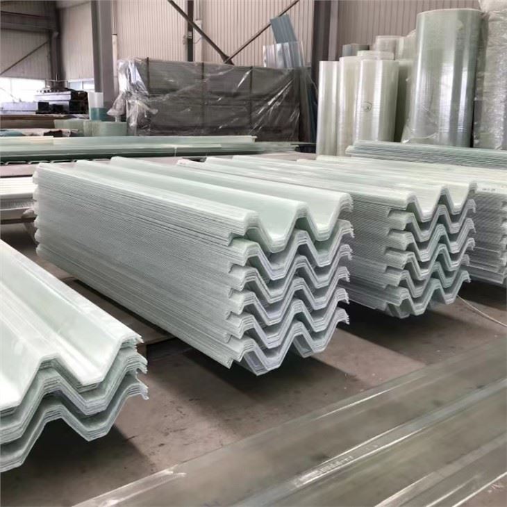 Kepingan Bumbung Lutsinar Plastik Gentian Kaca