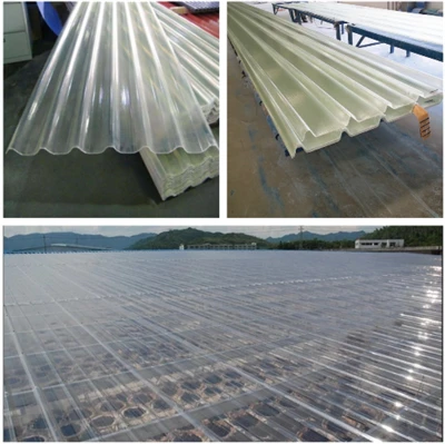 Clear GRP Roof Plate For Lighting
